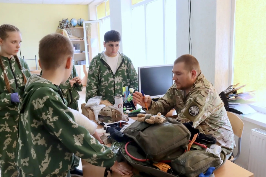 В Майкопском районе проходит военно-патриотическая игра «Зарница 2.0»